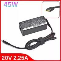 ราคา อะแดปเตอร์ชาร์จไฟคอมพิวเตอร์แล็ปท็อป USB C, 20V 2.25A 45W, เหมาะสำหรับ Lenovo C330, S330, C340, S340, 100E, T480, T480S, T580, T580S, E480, ประเภท USB C (1732492132165190774)