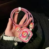ราคา 20W พร้อมส่ง พัฟเกิร์สส้ม พร้อมส่ง️ชุดแต่งสายชาร์จลายการ์ตูน เคสหัวชาร์จ ไอโฟน Apple Adapter 18W/20W/35W (1732277218719663454)