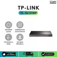 ราคา TP-LINK TL-SL1218P 16-Port 10/100 Mbps + 2-Port Gigabit Rackmount Switch with 16-Port PoE+ (1731764785363061350)