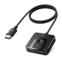 ราคา COD UGREEN รุ่น 70607 HDMI Switch 4K 60Hz HDMI 2.0 Splitter Switcher 2 in 1 Out/1 in 2 Out, Bi-Directional HDMI Box ยาว 1M. (1732456555845420171)