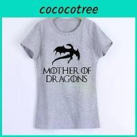 ราคา เสื้อยืดผู้หญิง ดีไซน์แม่ของมังกร มีสไตล์ เหมาะสำหรับผู้ที่ชื่นชอบ Game of Thrones (1732349758308713846)