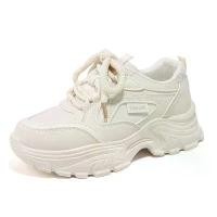 ราคา รองเท้าผ้าใบพ่อสีขาว สำหรับผู้หญิง พื้นหนา รองเท้ากีฬาน้ำหนักเบา รองเท้าลำลองใหม่สำหรับผู้หญิง pop မ ိ တ ် က ပ ် รองเท้า ผ้าใบ ของ ผู้ หญิง baoji (1732081475409381293)