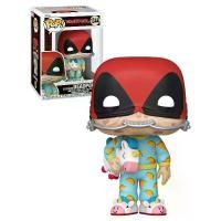 ราคา Funko POP! ของเล่นฟิกเกอร์ไวนิล Deadpool, Marvel, #1344, การออกแบบ Sleepover Deadpool (1731339522440465004)