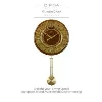 ราคา DIPOA Vintage Clock (WP104DB) นาฬิกาแขวนพร้อมลูกตุ้ม สไตล์วินเทจ (1729496044515461735)