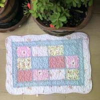 ราคา พรมเช็ดเท้าวินเทจ พรมเช็ดเท้าห้องน้ำ ผ้าเช็ดเท้าวินเทจ vintage cloth mate ขนาด40*60ซม มีกันลื่นด้านหลัง (1732295427907355722)