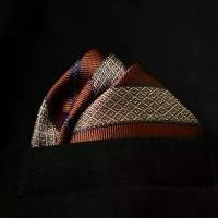 ราคา PS15 pocket square ผ้าเช็ดหน้าสูท ผ้าเช็ดหน้าผู้ชายออกงาน vintage (1732475237624612144)