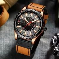 ราคา นาฬิกาผู้ชาย, Curren, กันน้ำ, การเคลื่อนไหวควอทซ์, สายหนัง, สไตล์ธุรกิจ, ฟังก์ชั่นปฏิทิน, การออกแบบที่เรียบง่าย, สายหนังแท้, สำหรับผู้ชาย 91 ของ แท้ vintage (1732286330056311956)