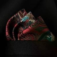 ราคา PS07 pocket square ผ้าเช็ดหน้าสูท ผ้าเช็ดหน้าผู้ชายออกงาน vintage (1732062870597108757)
