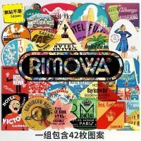 ราคา 42 ชิ้นแผ่นใหญ่ rimowa สติ๊กเกอร์ติดกระเป๋าเดินทาง Retro กันน้ําสติกเกอร์ rimowa สติ๊กเกอร์ที่ระลึก rimowa สติ๊กเกอร์ติดกระเป๋าเดินทาง rimowwa สติ๊กเกอร์ติดกระเป๋าเดินทาง คําแนะน (1732200736472729389)