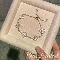 ราคา BlingTrinketสร้อยข้อมือสไตล์เกาหลีลายดอกไม้สร้อยข้อมือขนาดเล็กretroสำหรับผู้หญิง สร้อยข้อมือlove (1732325253482579556)