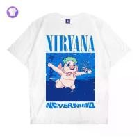 ราคา Nirvana Music Series เสื้อยืด Unisex ผ้าฝ้ายแท้ 100% ลายเท่ๆ แฟชั่นไทยฮิต (1731730719003280561)