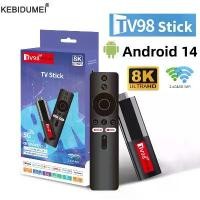 ราคา TV98 ATV Smart TV Stick Android 14 H618 2.4G 5G Wifi รองรับ OTA 8K Media Player เครื่องรับสัญญาณทีวี BT5.0 2GB 16GB Voice Remote TV Box (1731276380530052009)