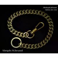 ราคา สายคล้องกระเป๋า สายโซ่ทองเหลืองแท้100% เซ็ท ตะขอทองเหลืองแท้ สไตล์เท่วินเทนเทจ คลาสสิค ( รหัสSD ) COD (1731786204484503519)