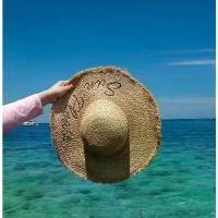 ราคา YLWหมวกสานปีกกว้าง หมวกฟาง กันแดด เหมาะแก่การใส่ไปทะเล ปรับไซส์ได้ตามขนาดของศีรษะ E-002 ที่นิยมมากที่สุด (1731875217033430512)