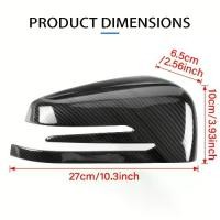 ราคา ฝาครอบกระจกมองหลังรถยนต์, คู่, วัสดุคาร์บอนไฟเบอร์ ABS, สี, ฝาครอบกระจกมองข้าง, เหมาะสำหรับ Mercedes-Benz A B C E CLA GLA GLK S CLS, อุปกรณ์ตกแต่งภายนอกรถยนต์ (1732234035421022006)