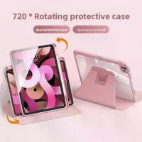 ราคา เคสแท็บเล็ต iPad Pro 11 นิ้ว เข้ากันได้กับ iPad Pro 11 นิ้ว อัพเกรดใหม่ พับได้ 720° ถาดใส่ปากกาหมุนได้ เหมาะสำหรับขนาด 11 นิ้ว และ Air7/6 (1732310774333932823)