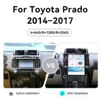 ราคา เครื่องเล่นวิดีโอมัลติมีเดียในรถยนต์, เครื่องเล่นวินโดวส์ 12.1 นิ้ว, สำหรับ Toyota Prado 2014-2017, การเชื่อมต่อไร้สายของ CarPlay, ระบบ Android Auto, ฟังก์ชั่น Bluetooth, ระบบนำทาง GPS ในรถยนต์ (17319