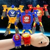 ราคา พร้อมส่งจากไทย!! Robot Digital Watch นาฬิกาข้อมือ แปลงร่างเป็นหุ่นยนต์ นาฬิกาดิจิตอล สำหรับเด็ก (1732463414354478607)