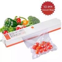 ราคา เครื่องซีลสูญญากาศ ปิดปากถุง Vacuum Sealer XINBAOLONG รุ่น LQ-08 พร้อมถุงแวคคั่ม 10 ใบ (สีขาวส้ม)ที่ซีลถุง ซีล ที่ซีลถุง ถุงสูญญากาศ ถุงซีล (1731649211793246865)