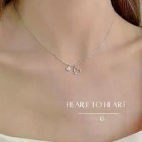 ราคา 【ฮิตมากในปีนี้】 GLAMOR✨สร้อยเพชร Heart to Heart สร้อยคอเงินแท้ สร้อยคอเพชร สร้อยเงินแท้ จี้สร้อยคอ สร้อยคอผู้หญิง (1732490704227763335)