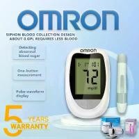 ราคา [ส่งฟรี] Omron Blood Glucose Meter SET ชุดเครื่อง+แผ่นตรวจ50+เข็มเจาะ50 ชิ้น เครื่องตรวจวัดระดับน้ำตาลในเลือด(เบาหวาน) ชิ้นเครื่องวัดน้ำตาล เครื่องตรวจเบาหวาน วัดเบาหวาน ตรวจเบาห (1732055222486598848)