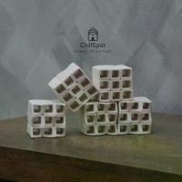ราคา [Aquafresh] Mini Block Condo คอนโดปลาขนาดเล็ก ท่อหลบกุ้ง บ้านกุ้งแคระ กุ้งเรดบี ถ้ำกุ้ง มด ขาย (1731890976729565165)