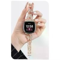 ราคา สายนาฬิกาผีเสื้อเพชรโลหะ, สำหรับ Fitbit Versa 4, Fitbit Sense 2, Fitbit Versa 3, Fitbit Sense Strap, Versa lite, Fitbit Versa 2, สายรัด (1730870208857147827)