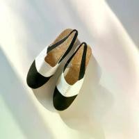 ราคา รองเท้ารัดส้น Sling back - สีขาวดำ (1729446747912309546)