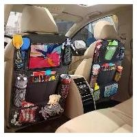 ราคา ZB กระเป๋าเก็บของหลังเบาะ มีช่องใส่ ipad ที่ใส่ของหลังเบาะรถอเนกประสงค์ เก็บของในรถ Car seat back แนะนำ (1731842888285258832)