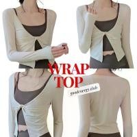 ราคา GOOD ENERGY CLUB - WRAP TOP เสื้อคลุมออกกำลังกาย บราออกกำลังกาย ชุดออกกำลังกายผู้หญิง ชุดโยคะ มีบริการเก็บปลายทาง (1731836238096925941)