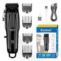 ราคา [COD] Kemei KM-PG1071 USB ชาร์จปัตตาเลี่ยนผมไร้สาย Professional Hair Clipper ชาร์จไฟฟ้าผม Trimmer ตัดผมตัดผมเครื่อง (1731754774270084400)