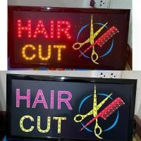 ราคา ป้ายไฟ ป้ายไฟร้าน ป้ายไฟตัวอักษร ป้ายไฟวิ่ง ป้ายไฟled ป้ายไฟร้านตัดผม HAIR CUT รุ่นใหม่ บล็อกบัสเตอร์ (1731388709467096280)