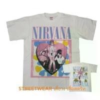 ราคา Nirvana Band เสื้อยืดคอกลมผ้าฝ้ายแท้ Unisex ขายดี (1731709155005269912)