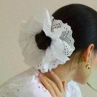 ราคา Scrunchie ผมฝรั่งเศส ลูกไม้ขนาดใหญ่ สำหรับผู้หญิง ที่มัดผมหางม้ายางยืด ที่คาดผม ที่คาดผม เครื่องประดับผมยางยืด (1730309030369397234)