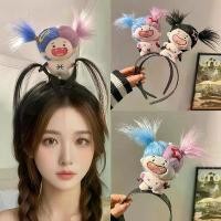 ราคา ที่คาดผมตุ๊กตาโดปามีน, ที่คาดผมผ้ากำมะหยี่, Scrunchie ผมตุ๊กตาผ้าฝ้าย, ที่คาดผมล้างหน้า, กิ๊บติดผมตลก (1731745314887664678)
