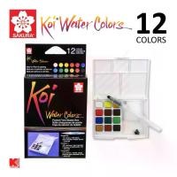 ราคา [COD] สีน้ำก้อน Sakura Koi Water Colors Set 12 สี+พร้อมพู่กันเติมน้ำ (1732274207893259347)