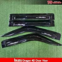 ราคา ยึดรูปแบบเดียวกัน คิ้วประตู กันสาด isuzu dragon eye 1997 1998 1999 2000 สีดำ (1731271269683528915)