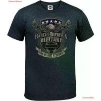 ราคา COD เสื้อยืดลำลอง Harley-Davidson Military - Men's T-Shirt - Overseas Tour Veterans Support Sports T-shirtTikTok (1732231517114434845)