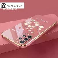 ราคา เคสสำหรับ SAMSUNG Galaxy A52 5G A52 4G A52s 5G A53 5G A72 5G A72 4G A73 5G เคสโทรศัพท์ตรง 6D เปลือกนิ่มชุบด้วยไฟฟ้า + ดอกเบญจมาศลายจุด Fleur champ de หรูหรา คุณภาพสูง การป้องกันใหม่ ดีไซน์ใหม่ (172963