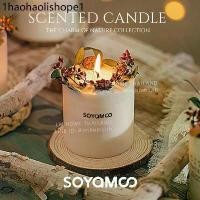 ราคา SOYOMO เทียนหอมกลิ่นฤดูกาลต่างๆ ไม่จุดก็หอม ยิ่งจุดยิ่มหอม SOYOMO scented candle aromatic candle soy wax essential oil (1732488761573279735)