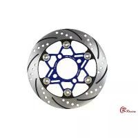 ราคา จานดิสเบรคหน้าแต่ง สองชั้น หมุดสแตนเลส HONDA WAVE 110i / 125i MSX-125/SF Monkey-125 CR RACING Brand (0105) (1732091772814395132)