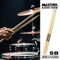 ราคา [COD] Maxtone ไม้ตีกลองชุด รุ่น ADM-05B Wood tip,Maple,5B (1732092837757094680)
