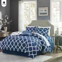 ราคา COD CHARM ชุดผ้าปูที่นอน Navy Mirage รุ่น Classic Microtex 290TC นุ่ม ระบายอากาศ กันไรฝุ่น Bedsheet Set (1731649184636503564)