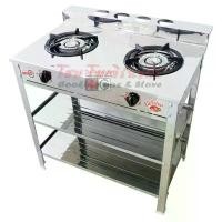 ราคา Lucky flame เตาแก๊สชั้นคู่ 2 หัวเหล็กหล่อ ไฟแรง บอดี้สแตนเลส รุ่น AT-402R (รับประกันสปาร์ค 5ปี) (1729617070783695491)