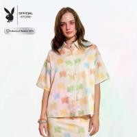 ราคา PLAYBOY SHORELINE CHARM เสื้อเชิ๊ตแขนสั้นผ่า รุ่น P1WT252SF017BE กระโปรงยาวย้วยปลายรุ่น P1WB252KL009BE (1731304378400539879)