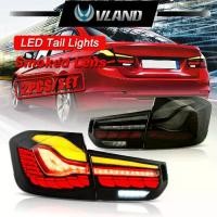 ราคา ไฟท้าย LED Vland, สำหรับ BMW 3 Series รุ่นที่ 6 (F30 F35 F80) 2012 2013 2014 2015 2016 2017 2018 2019, พร้อมไฟต้อนรับแบบไดนามิก, สไตล์ GTS (1731601030010078438)