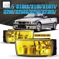 ราคา ไฟตัดหมอก, E36, สำหรับ BMW M3 (E36) 3 Series, ปี 1992-1999, ชุดเปลี่ยนหลอดไฟ, 1 คู่, เลนส์สีเหลือง (1732355240369817322)