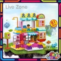 ราคา ชุดบ้าน Sweet Treats Zone Live, DUPLO, 55002, 81 ชิ้น (1731291721029028617)
