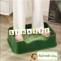 ราคา กระบะทรายแมว 2 ชั้นตะแกรงสแตนเลส แถมฟรีที่ตักทราย *BK007 * ถาดใส่ทรายแมว ห้องน้ำแมว กระบะทราย ขอบยกสูงกันทรายกระเด็น กระบะทรายแมว Cat litter box (1732312543707761594)