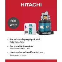 ราคา Hitachi ฮิตาชิ ปั๊มน้ำอัตโนมัติ 200 วัตต์ Shallow Well - Tank รุ่น WT-P200GX2 (1731492659183192811)
